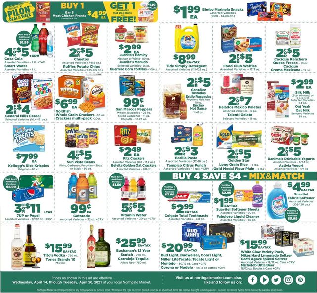 Northgate Market Ad from 04/14/2021