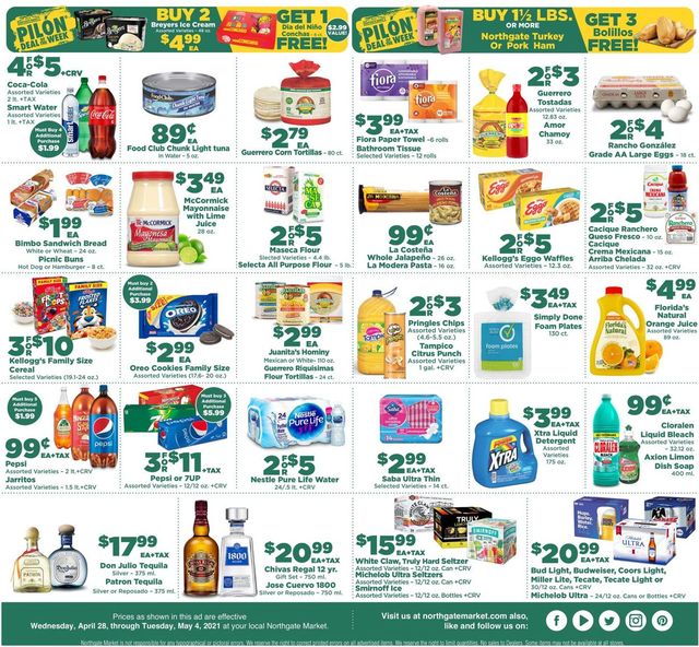 Northgate Market Ad from 04/28/2021