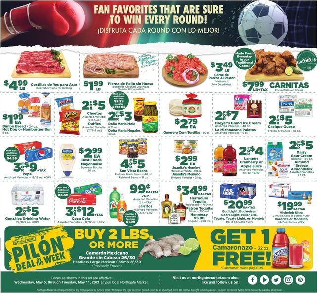 Northgate Market Ad from 05/05/2021