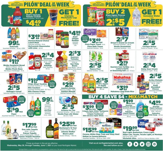 Northgate Market Ad from 05/26/2021