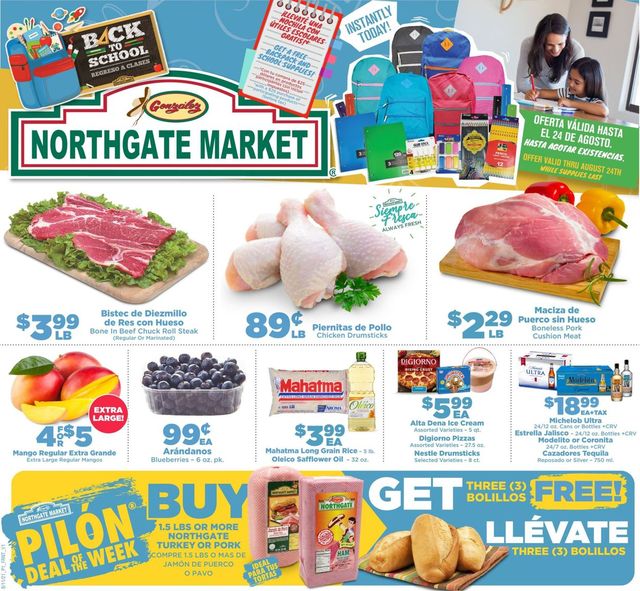 Northgate Market Ad from 08/11/2021