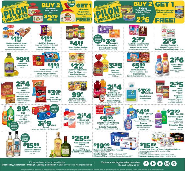 Northgate Market Ad from 09/01/2021