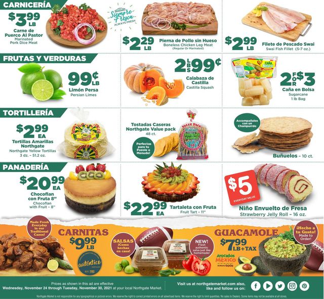 Northgate Market Ad from 11/24/2021