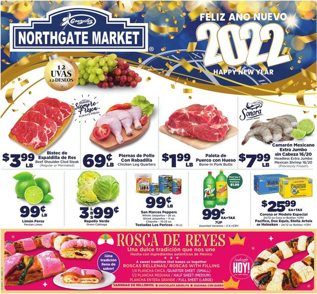 Northgate Market Ad from 12/29/2021