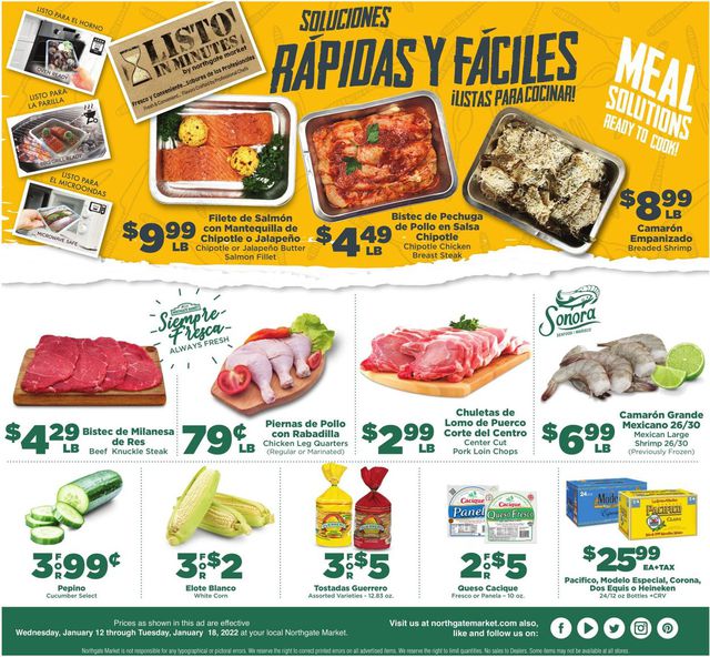 Northgate Market Ad from 01/12/2022