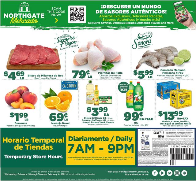 Northgate Market Ad from 02/02/2022