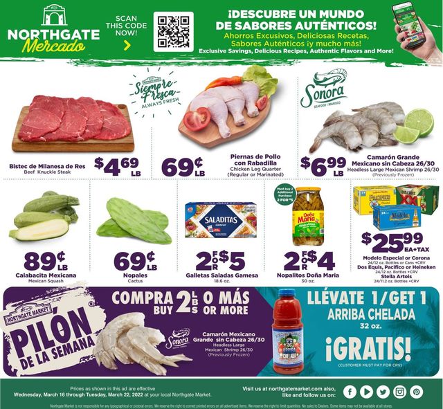 Northgate Market Ad from 03/16/2022