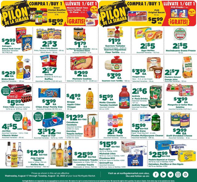 Northgate Market Ad from 08/17/2022