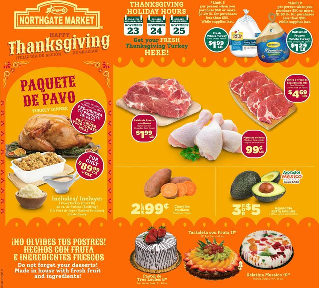 Northgate Market Ad from 11/16/2022