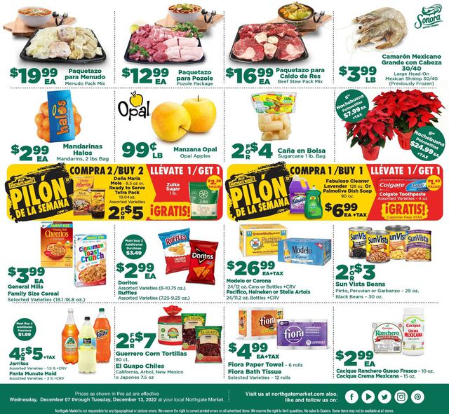 Northgate Market Ad from 12/07/2022