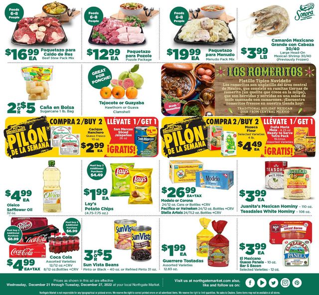 Northgate Market Ad from 12/21/2022