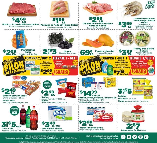 Northgate Market Ad from 01/04/2022