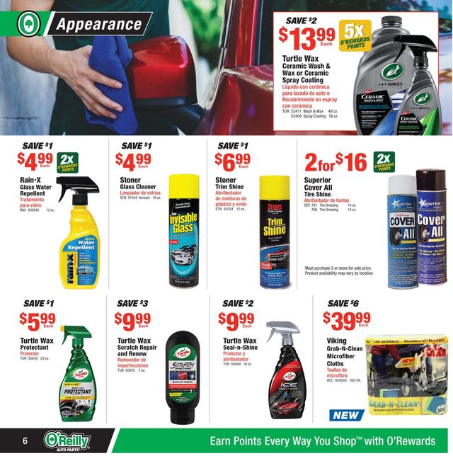 O'Reilly Auto Parts Ad from 05/26/2021