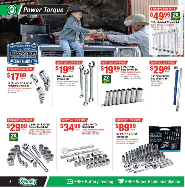 O'Reilly Auto Parts Ad from 09/29/2021