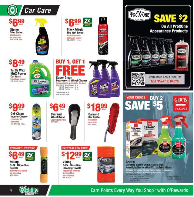 O'Reilly Auto Parts Ad from 02/23/2022
