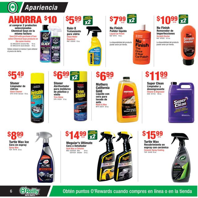 O'Reilly Auto Parts Ad from 05/25/2022