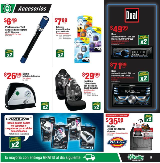 O'Reilly Auto Parts Ad from 08/31/2022