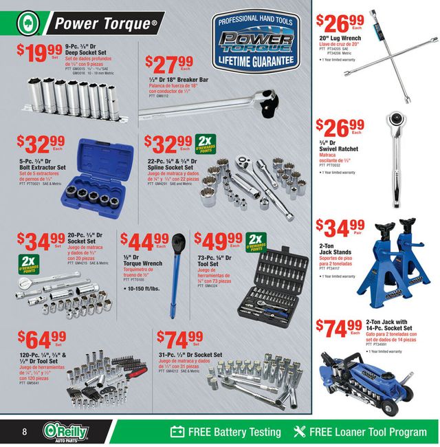 O'Reilly Auto Parts Ad from 09/28/2022
