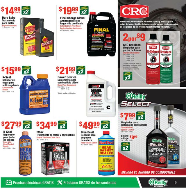 O'Reilly Auto Parts Ad from 01/25/2023