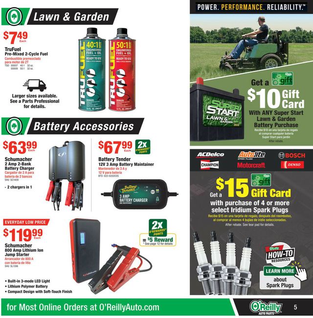 O'Reilly Auto Parts Ad from 03/29/2023
