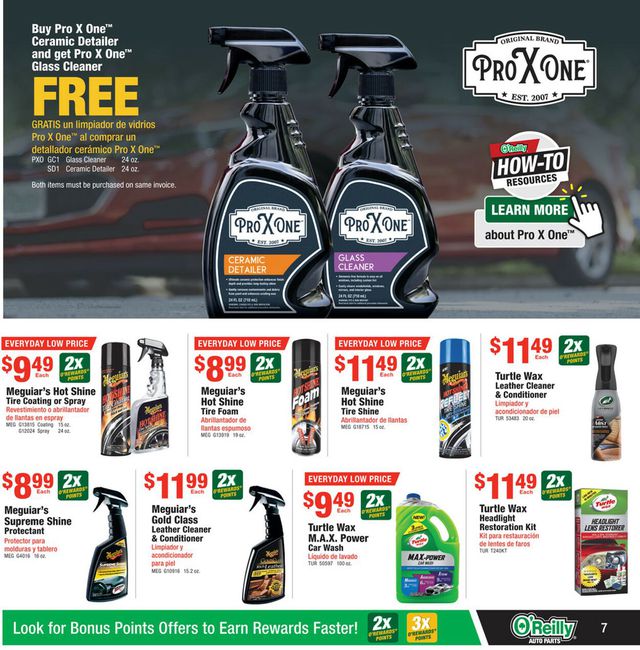O'Reilly Auto Parts Ad from 03/29/2023
