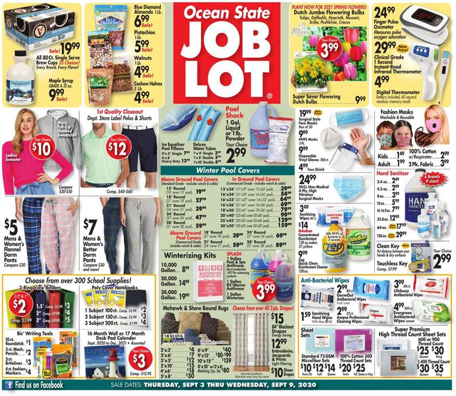 Ocean State Job Lot Ad from 09/03/2020