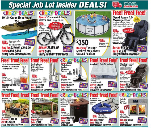 Ocean State Job Lot Ad from 12/10/2020