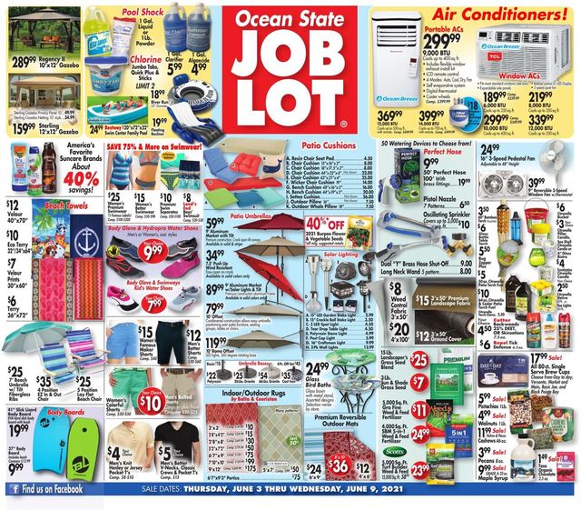 Ocean State Job Lot Ad from 06/03/2021