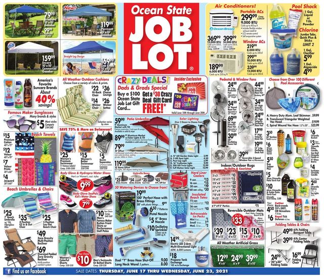 Ocean State Job Lot Ad from 06/17/2021