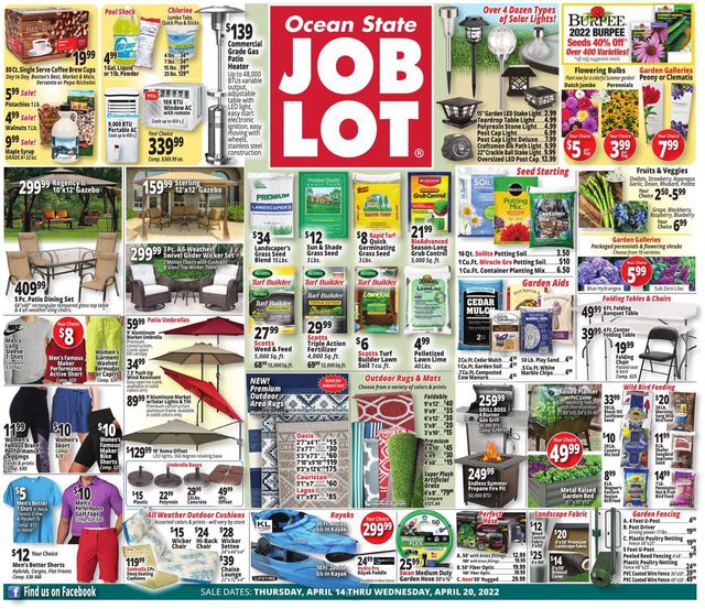 Ocean State Job Lot Ad from 04/14/2022