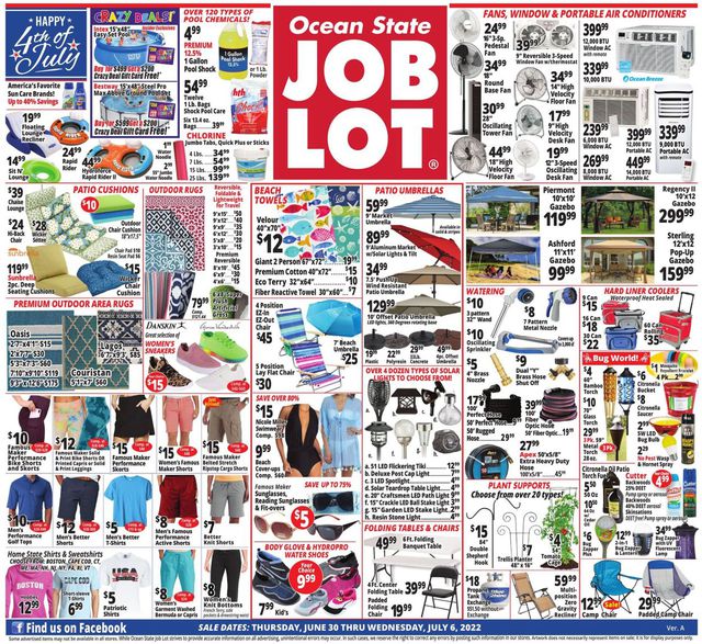 Ocean State Job Lot Ad from 06/30/2022