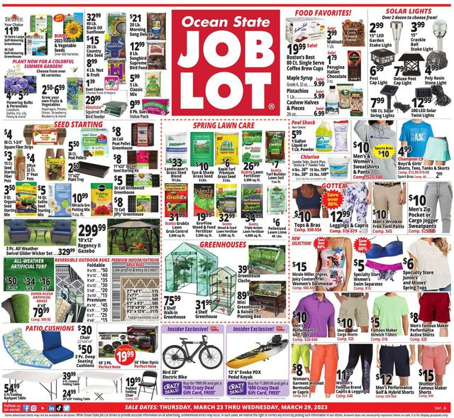 Ocean State Job Lot Ad from 03/23/2023