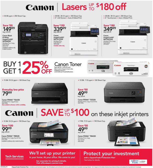 Office DEPOT Ad from 02/16/2020