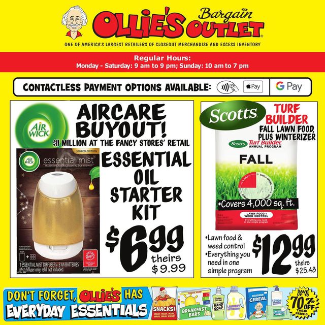 Ollie's Ad from 09/09/2020