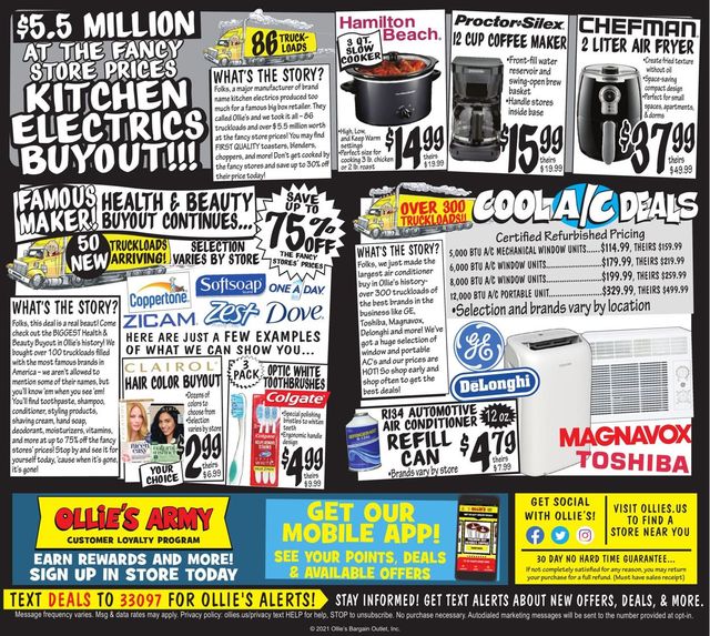 Ollie's Ad from 06/09/2021