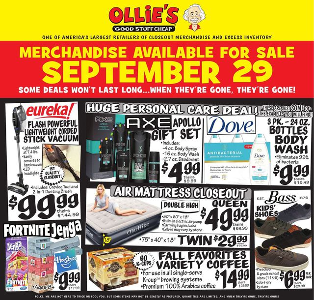 Ollie's Ad from 09/29/2021