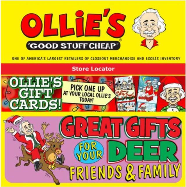 Ollie's Ad from 12/16/2021