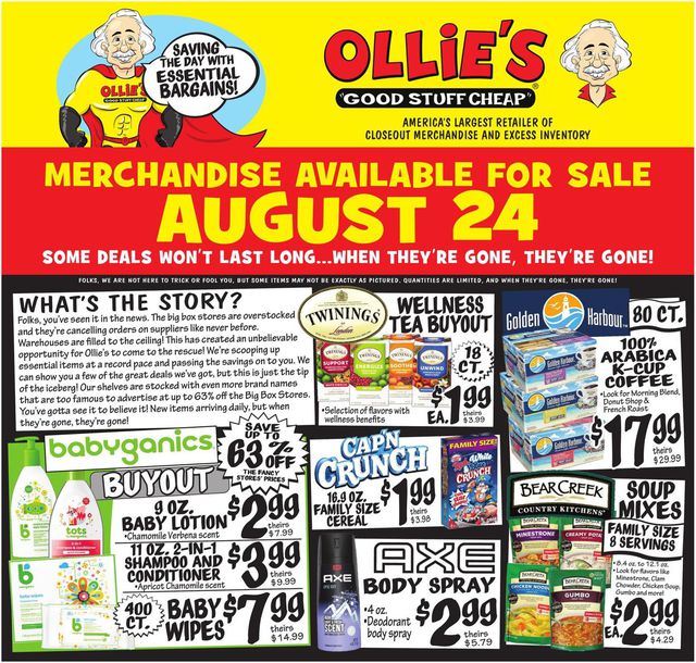 Ollie's Ad from 08/24/2022