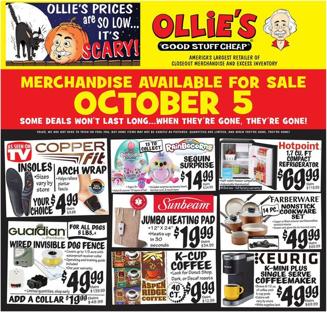 Ollie's Ad from 10/05/2022
