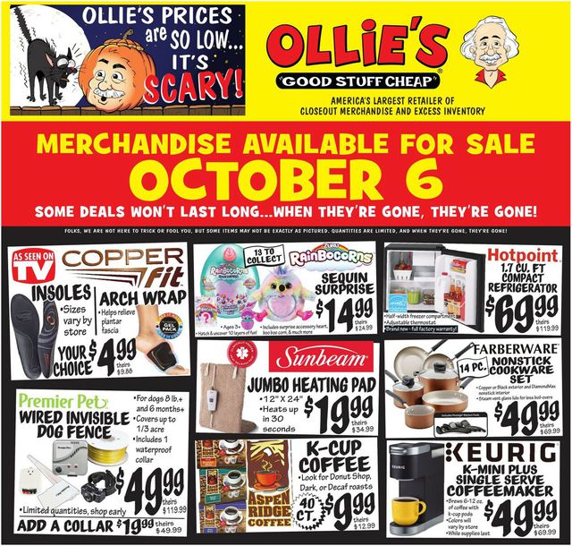 Ollie's Ad from 10/06/2022