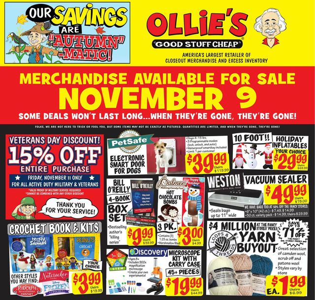 Ollie's Ad from 11/09/2022