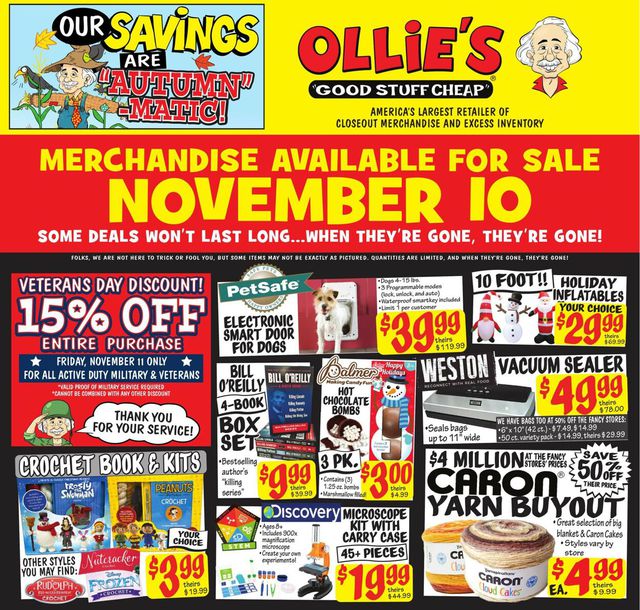 Ollie's Ad from 11/10/2022