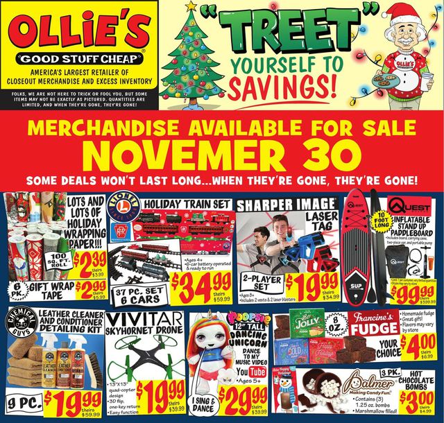Ollie's Ad from 11/30/2022