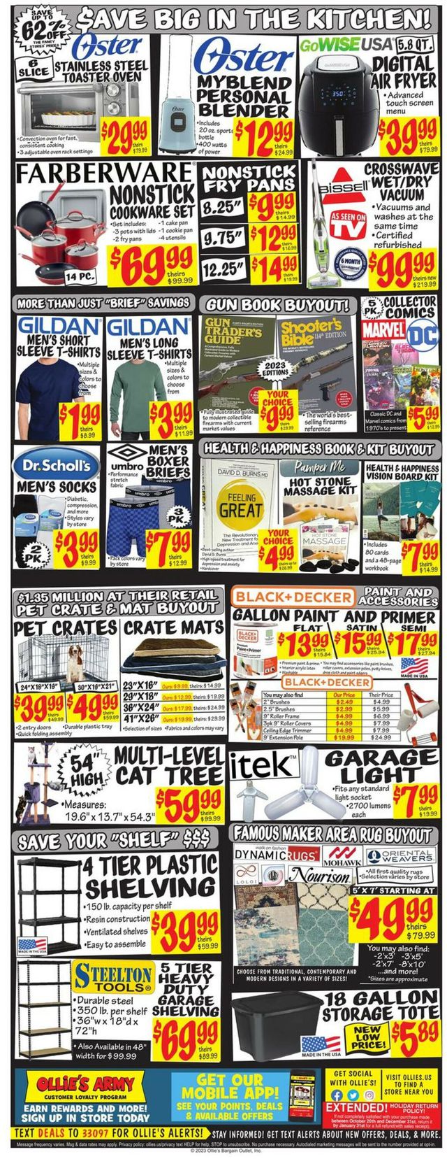Ollie's Ad from 01/12/2023