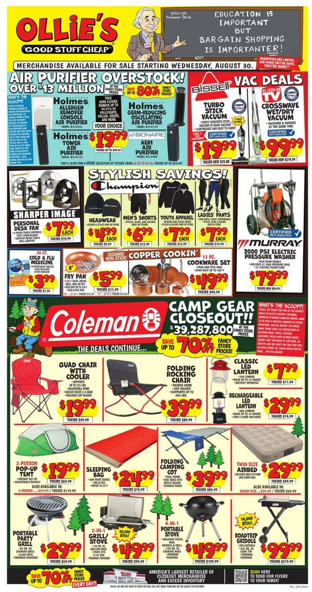Ollie's Ad from 08/30/2023