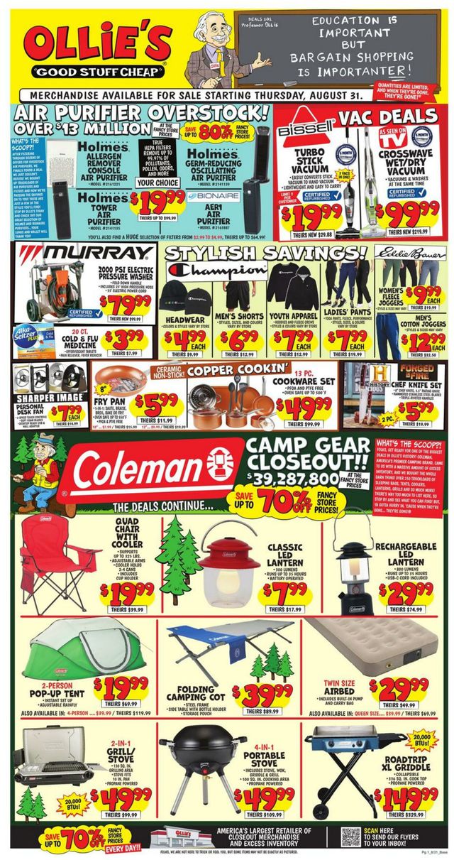 Ollie's Ad from 08/31/2023