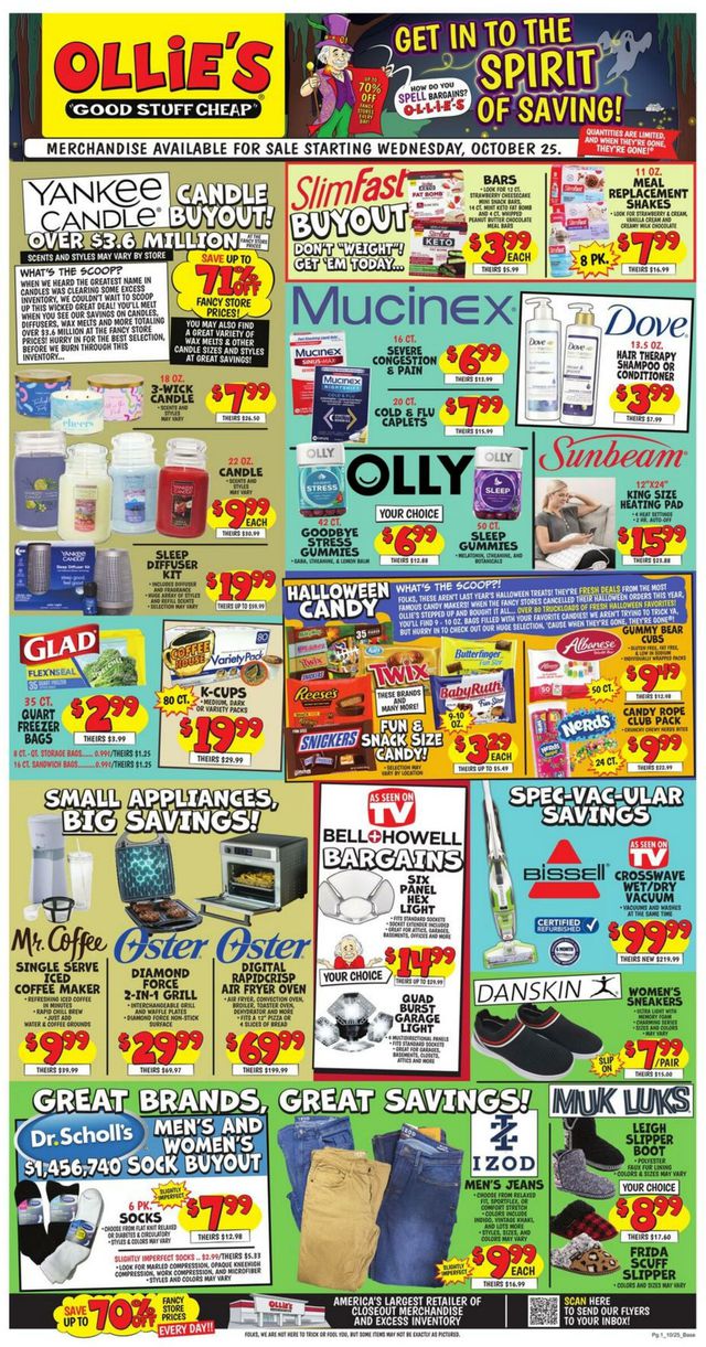 Ollie's Ad from 10/25/2023