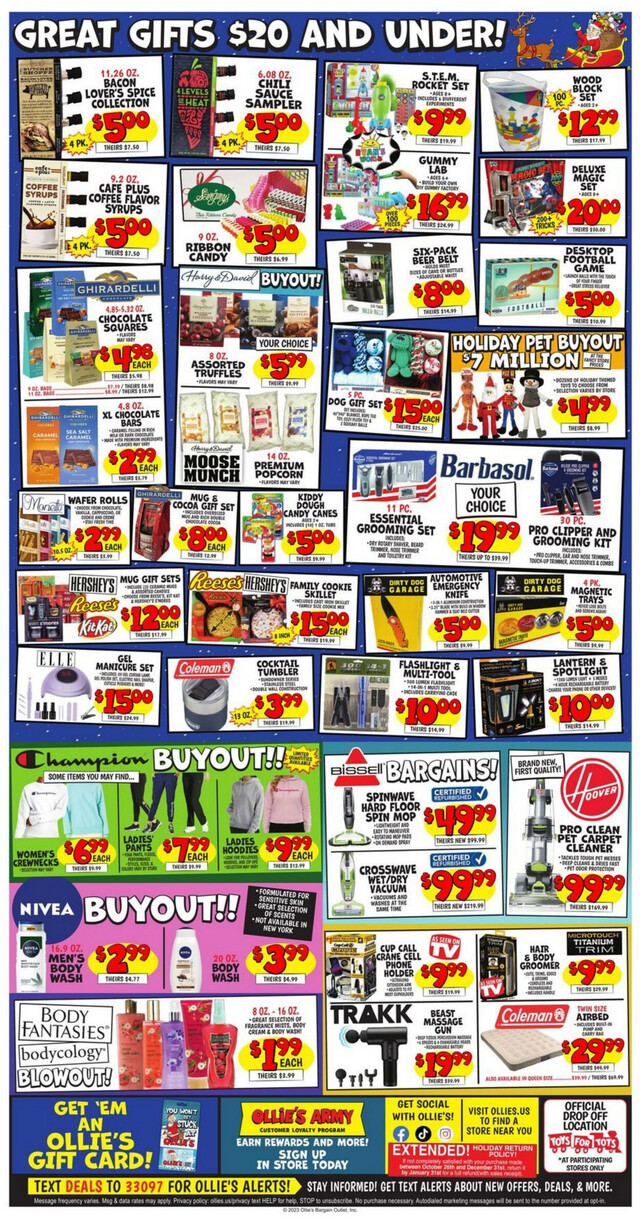 Ollie's Ad from 11/30/2023