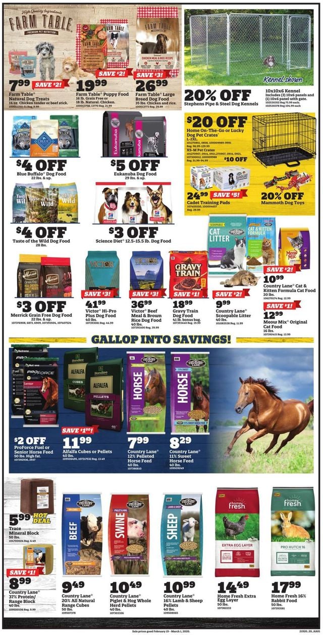 Orscheln Farm and Home Ad from 02/19/2020