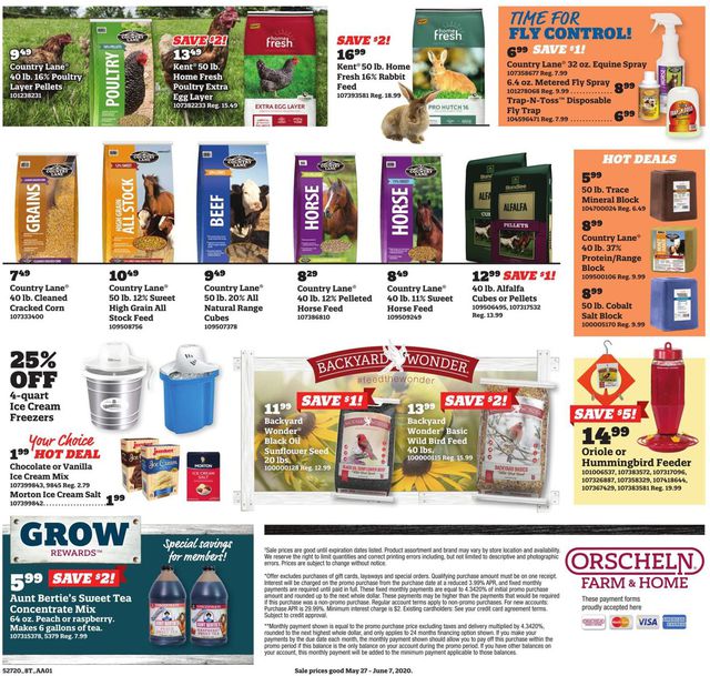 Orscheln Farm and Home Ad from 05/27/2020